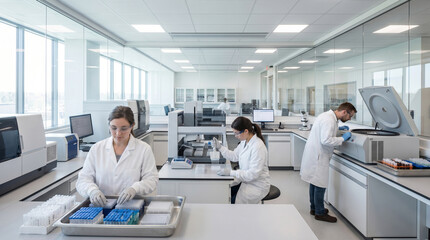 Medical research laboratory 