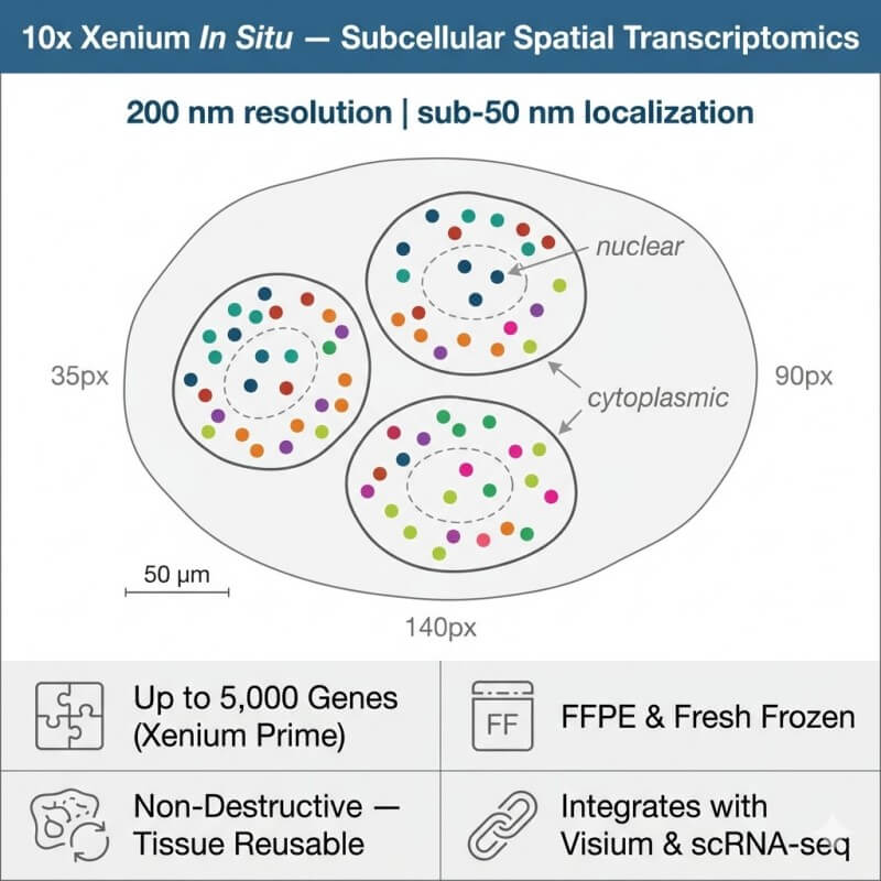 10x Xenium In Situ Service — Subcellular Spatial Transcriptomics at Single-Molecule Resolution