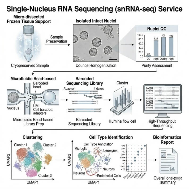 Single-Nucleus RNA Sequencing Service