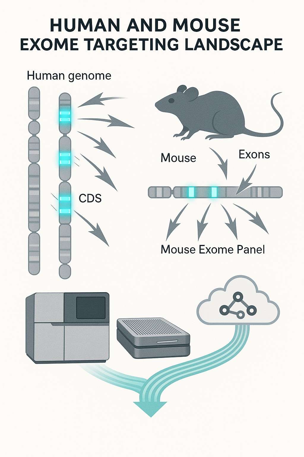 Human and Mouse Exome Sequencing with Precision and Depth