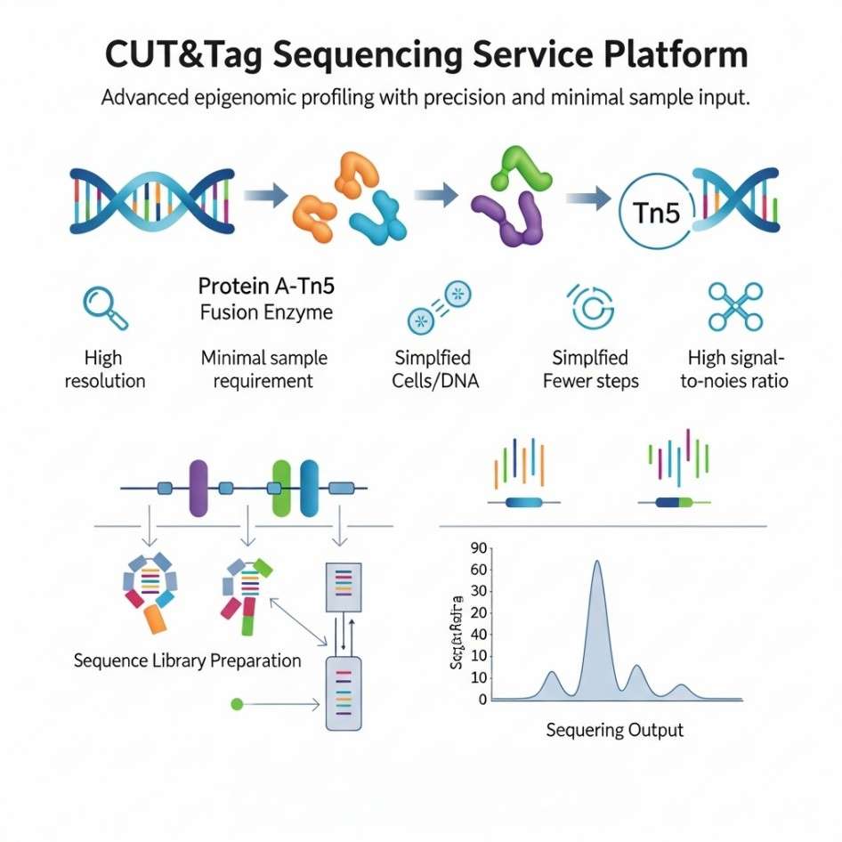 High-Quality CUT&Tag Sequencing Service for Protein-DNA Interaction Mapping
