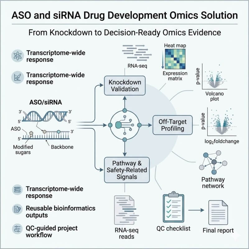 ASO and siRNA Drug Development Omics Solution