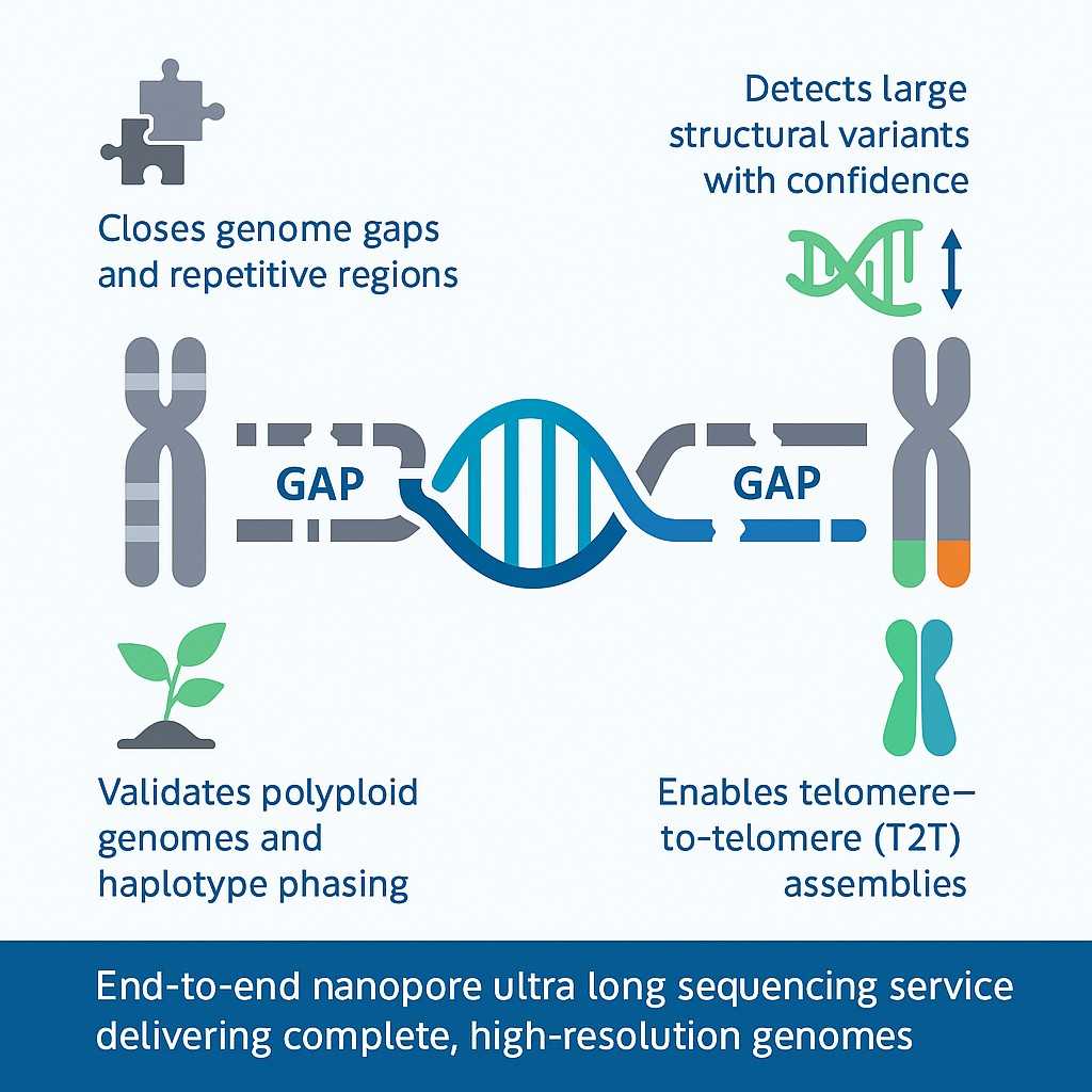Nanopore Ultra-Long Sequencing Service for Complete Genome Assemblies