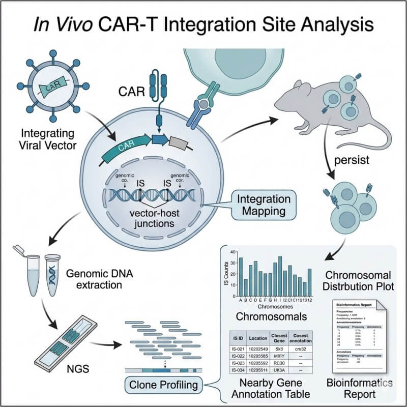 In Vivo CAR-T Integration Site Analysis Solution