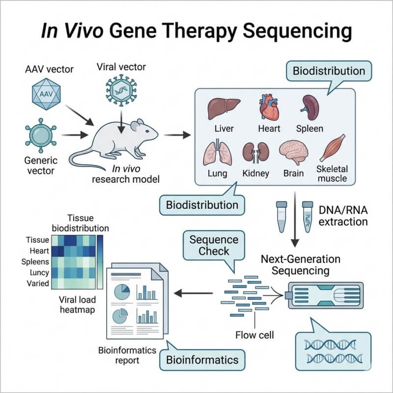 In Vivo Gene Therapy Sequencing and Biodistribution Analysis Solution