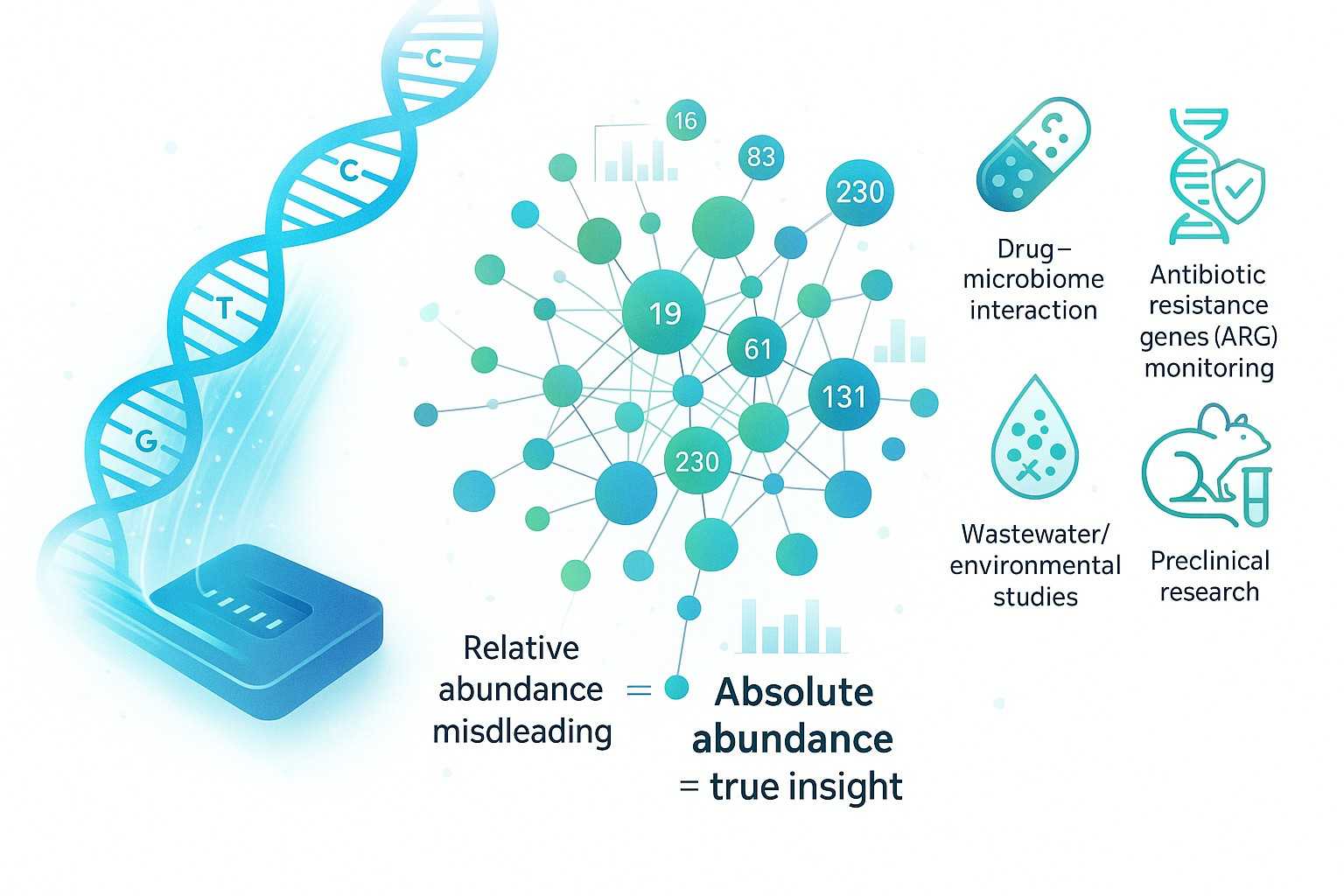 Accurate Absolute Metagenomic Sequencing for ARGs and Microbiom